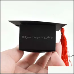 Gift Wrap Newgift Doctor Hat Cap Candy Box Graduation Celebration Party Decoration Favor Graduate Gift Packing Boxes RRB13045 Drop OtMe7