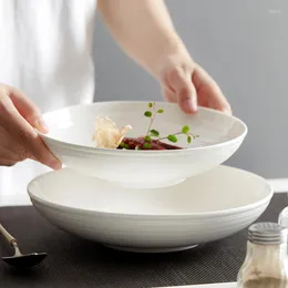 그릇 부엌 서빙 요리 측면 상업용 창조적 인 백인 가계 깊은 절묘한 세라믹 el Supplies 북유럽 테이블