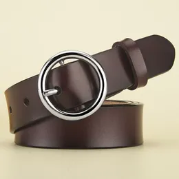 New Fashion Belt for Man Woman Casual Smooth Reversible Buckle Belts Genuine Cowhide Accessories