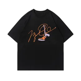 Мужские рубашки дизайнер Man Tshirts Men Basketball Tees curve print Печать летние дышащие короткие рукава M-2xl