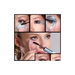 Wimpernzange Großhandel 3 in 1 Shield Guard Kamm Applikator Führungskarte Make-up-Tool 6Yi1 7Gsj Drop Lieferung 202 Dhfjs