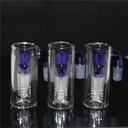 클래식 애쉬 포수 팔 perc 두꺼운 pyrex 버블러 Ashcatcher 담그마 45 90 14mm 암컷 봉 DAB 장비 실리콘 꿀을위한 90도