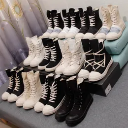 فستان أحذية ريك الأصلي الرجال الكلاسيكية Rric Owees Sneakers's Shoe's Shoe's Canvas Boots 230113