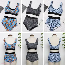 Sexy Bra Sets Swimwear INS Letter Jacquard Lingeries Briefs 2 Colors Transparent Embroidery Bras Underwear