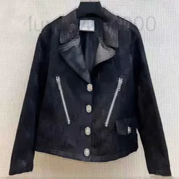 Kvinnorjackor Kvinnor Designer denim Kvinna Kort rockar dubbel g Autumn Spring Style Slim For Lady Jacket Coat E758 5KU0