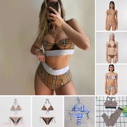 Set di bikini stampati Sexy Womens Designers Designer da bagno Spalato Swimsuit Elasuit Elastic Sumping Abito per vacanza