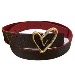 Domans Designer Belt For Woman with Love en V Buckle Fashion Taillband Ceinture Letter Printing Belts
