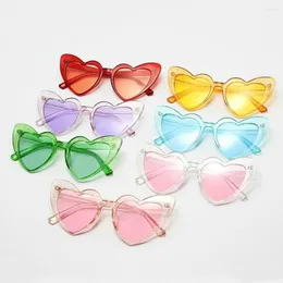 Солнцезащитные очки ретро любовное сердце в форме для женщин мода UV400 защита очков вечеринка уличные очки Goggle