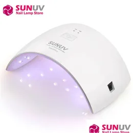 Nageltrockner Original Sunuv Sun9C Plus UV-LED-Lampe 18 LEDs Trockner für alle Gele mit 30S/60S-Taste Perfekte Daumenlösung 36W Dhovx