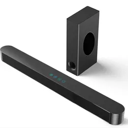 Przenośne S ers 120W Teatru domowy Teatr Soundbar Bluetooth 5 0 Bezprzewodowy pasek dźwiękowy Subwoofery kolumny stereo z zdalnym sterowaniem 230113