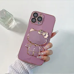 Designers iPhone case 14 Pro Max fashion cases iphone 11 12 13 mirror XS protective cover 8plus drop proof XR cat glass