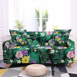 Chair Covers Floral Pattern Sofa Cover For Living Room 3D Elastic Flowers Corner Sectional Slipcover Stretch Couch 1/2/3/4 Seater