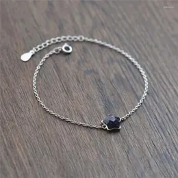Link Bracelets Season Gate Silver Color Fashion Purple Gold Sand Star Five Pointed Adjustable Size Chain For Woman Girls SB058
