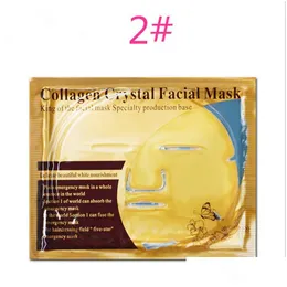 Ferramentas de sobrancelha estêncils Bio -colágeno Gold Bio Colágeno Facial Face Crystal Powder Leits Hidratante Beleza S Dhevm