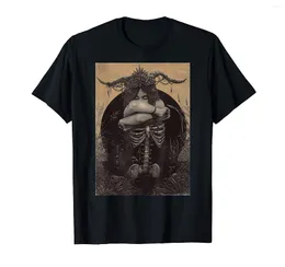 Мужские рубашки оккультная готическая колдовство эстетическое гот эмо-эмо-жуткое темное искусство футболка