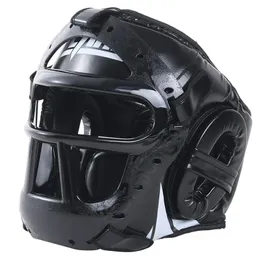 保護ギアキッズアダルトMMAムエタイボクシングヘルメットWマスクテコンド格闘技スパーリングヘッドギアトレーニング機器ヘッドプロテクター230113