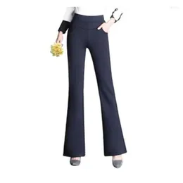 Stage Wear Lady Ballo da sala Pantaloni Pantaloni da danza moderna per adulti Pantaloni slim a vita alta Lama Elastic B-6858