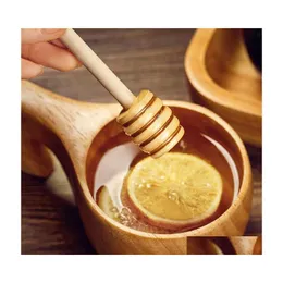 Andra k￶kverktyg honungsked omr￶rare potten stick tr￤ 8 cm br￶llop fest bar med droppleverans hem tr￤dg￥rd matsal dhtvp