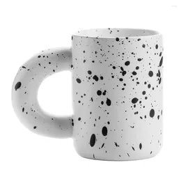 Tassen 1pc Wasser Becher Haushalt Kaffee Lagerung Tasse Keramik Halter (weiß)