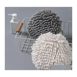 Towel Creative Soft Hand Thicken Super Absorbent Fast Wipe Microfiber Bathroom Hook Drying With Plush Cloth Kitchen Terry T A1I4 Dro Dhff1