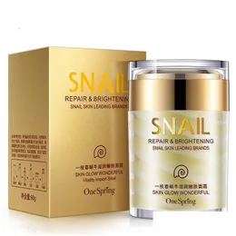 Ferramentas de sobrancelha estêncils 60g Onespring Natural Snail Cream Facial Hidratante Levantamento de face Firming Skin Care Dro dhn9D