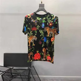 Camisetas para hombre, camisetas con estampado Floral a la moda de verano, camisetas casuales de alta calidad, camisetas C019