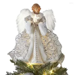 Christmas Decorations Angel Tree Topper Lovely Pendant Toppers Charming Statue Top For Seasonal