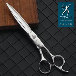 모발 가위 Titanprofessional Hairdressing Scissors 7 인치 절단 가위 VG10 일본 스테인리스 스틸 살롱 이발사 도구 230114