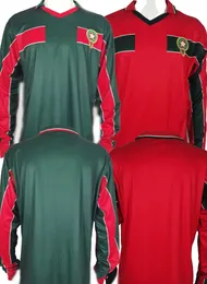 Long Sleeves 1998 Morocco Soccer Jerseys Old Retro 22-23 태국 품질 저지 Belhanda 10 Boufal 9 Ziyech 7 Benatia 5 Boutaib 13 Boussoufa 14 Harit