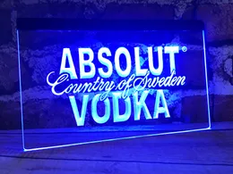 b14 Wodka Country of Sweden Beer LED Neon Bar Sign Home Decor CraftsMöbel & Wohnen, Dekoration, Schilder & Tafeln!