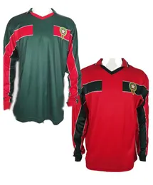 långa ärmar 1998 Marocko Soccer Jerseys Old Retro Kingcaps Belhanda 10 Boufal 9 Ziyech 7 Benatia 5 Boutaib 13 Boussoufa 14 Harit Custom Football Kits Shirt