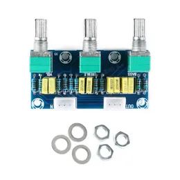 XH-M802 Passive Tone Board Amplifier Preamp Power Module Adjustable Low High Sound HIFI Level Grade Volume Control