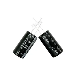 5PCS 50V3300UF 18*35mm 3300UF 50V 18*30 Electrolytic capacitor