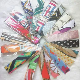 Accessories Silk Scarf For Handbags Fashion Tote Bag Ribbon Headscarf Pattern Wild Scarfs for Tied Bag Wholesale Price