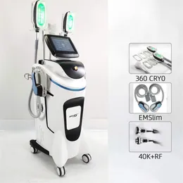 Cryo EMS Neo Sculpt Slimming Machine Emslim och 360 Cryolipolysis 2 I 1 Muscle Stimulator Hi-EMT Hip Lift Fat Freeze Body Shaping Weight Loss Beauty Salon Equipment