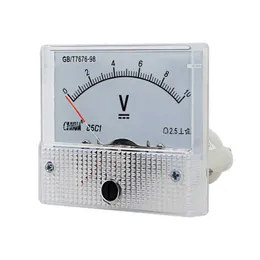 85C1 Anlog VoltMeter Gauge DC Volt Meter 1V2V3V5V10V15V20V30V40V50V100V150V200V250V300V400V450V500V 전압 패널