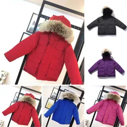 2023 Kids Designer Down Coat Winter Jacket Boy Girl Baby Outerwear Jackets with Badge Thick Warm Outwear Coats Children Parkas Fashion Classic Parkas