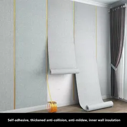 Bakgrunder självhäftande vägg som täcker anti-kollision tapet sovrum dekoration 3D klistermärken vattentäta och fuktsäkra