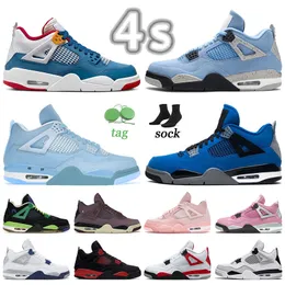 4s Blue Collection Basketballschuhe Jumpman 4 Midnight Navy Red Cement Thunder Midnight Navy Blue Photon Dust Seafoam Craft 2023 Violet Ore Miltary Black Cat Sneaker