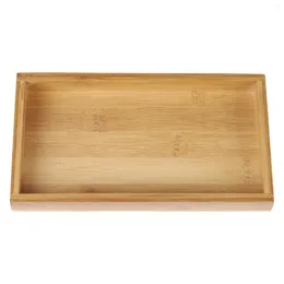 أدوات المائدة مجموعات صينية خشبية الخشب يقدم طاولة قهوة الشاي العثم