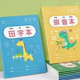 Böcker Studenter Grid Book Handwriting Chinese Character Practice Notebook for School Phonics Stationery Supplies Art