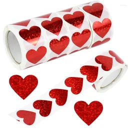 Gift Wrap 300-500 Labels Love Heart Shape Stickers Valentine's Day Gifts Packing Bag Seal For Wedding Valentine Party Favor Decor