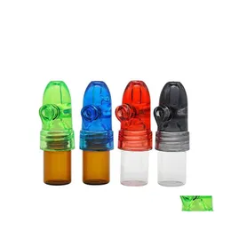 Tillbehör Snuff Box Dispenser Snuffer 67mm/82mm höjd akrylglas Snorter Rocket Bottle Sniffer Display 329 Drop Delivery Home Otuzt