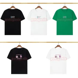 Casais de alta moda Designer de camisa masculina camisetas de manga curta letra cor de cor da mulher impressão t camisetas casuais tampas s-2xl