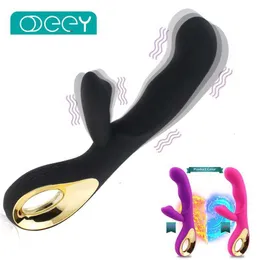 Sex Toys Massager G Spot Rabbit Dildo Vibrator Orgasm Zabawy USB Ładowanie Mocne masturbacja zabawka seksu dla kobiet Wodoodporna produkt