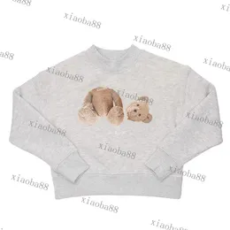 2023 Barn Sweatshirts Pojkar Flickor Luvtröjor söta djur Bokstavstryckt Långärmad bomullströja Toppar Barn Casual Sweatshirt Babykläder Storlek 2T-9T 4 färg