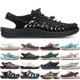 2023 designer de calçados sandálias chinelos deslizar sapatos ao ar livre para lona uneek Newport H2 sapatos de caminhada masculinos femininos dois cabos e uma sola