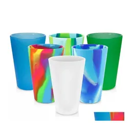 Occs 480ml Sile Sile Camoublage Cup Dropresistant Cup for اشرب نبيذ البيرة إسقاط تسليم المنزل حديقة المطبخ بار Drinkw Dhwo0