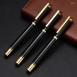 Classic Design High Quality Metal Gel Pen 0.7mm Business Men Signature Orb Office Supplies Stationery Wholesale