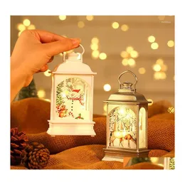 Christmas Decorations Decorative Snow Globe Lantern Led Hanging Xmas Decoration For Home Decor Drop Delivery Garden Festive Party Sup Dhiql